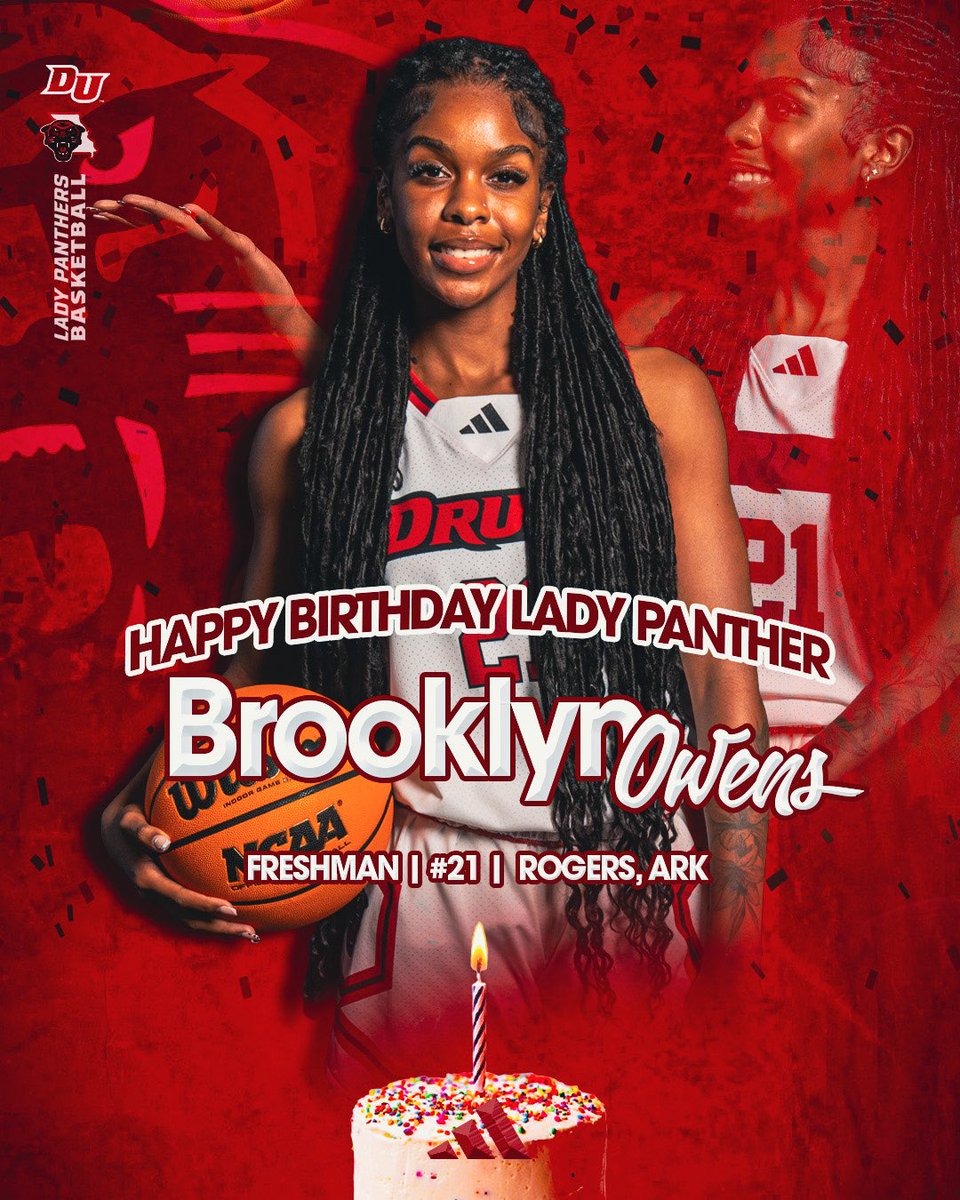 DULadyPanthers's tweet photo. Wishing a Happy & Blessed Birthday to our Brooklyn! Celebrate your First Lady Panther Birthday !! π π
#OneDrury | #CommitToIt https://t.co/v3QjA1GbxE