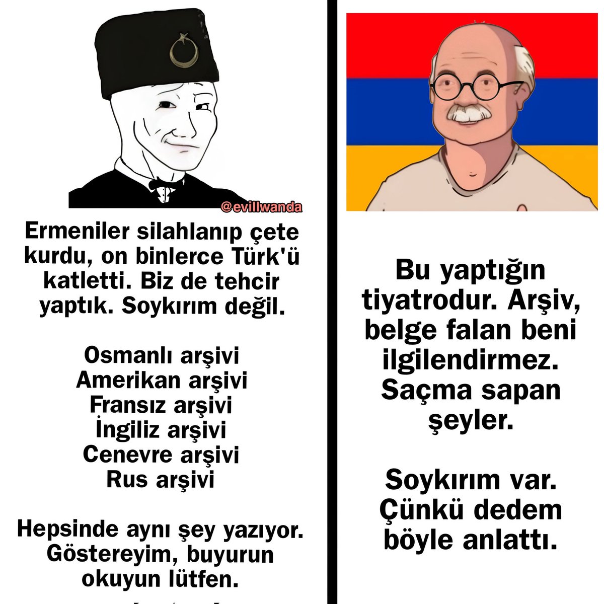 Sözde soykırıma dair en büyük kanıtları dedelerinin soykırım var demesi