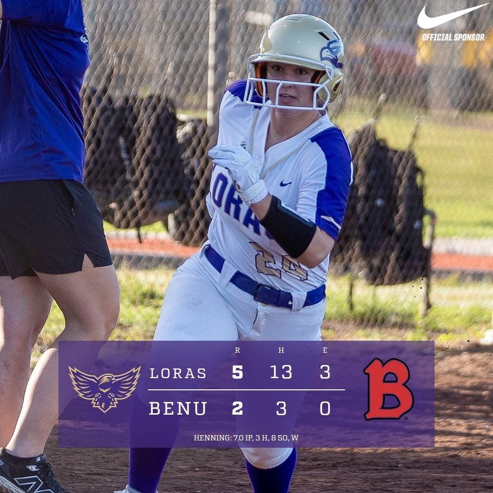 Loras College SB tweet media