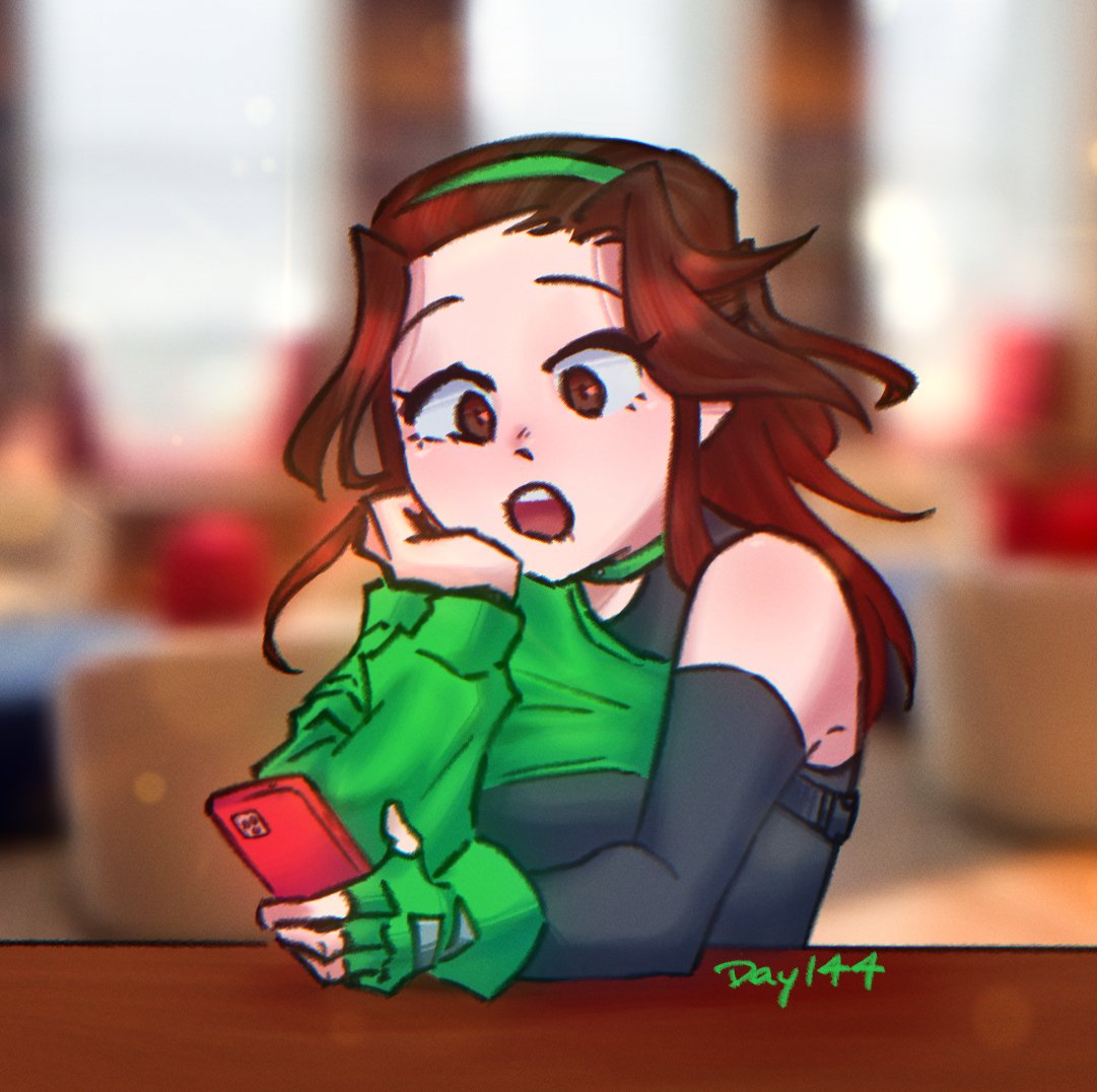 Day 144
She's doomscrolling