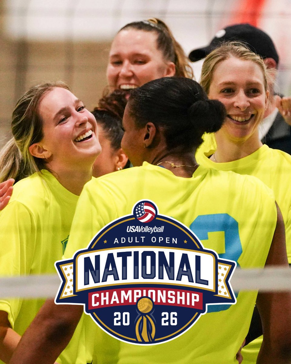 Fire off the group text, it's time to squad up! 📳

Adult Opens is two months away and divisions are filling up! Whether you're looking to play Women's AA, Reverse Coed 4's or any of our other divisions... lock in your team today!

Register: go.usav.org/26opens

#usavopen