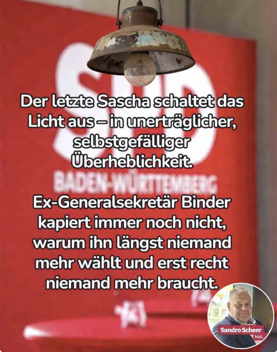 Sandro Scheer MdL tweet media