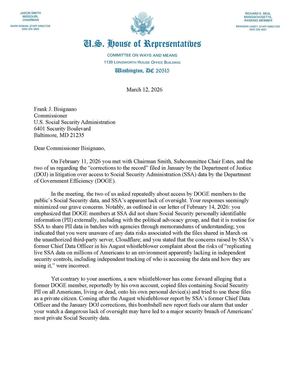 Rep. John Larson tweet media