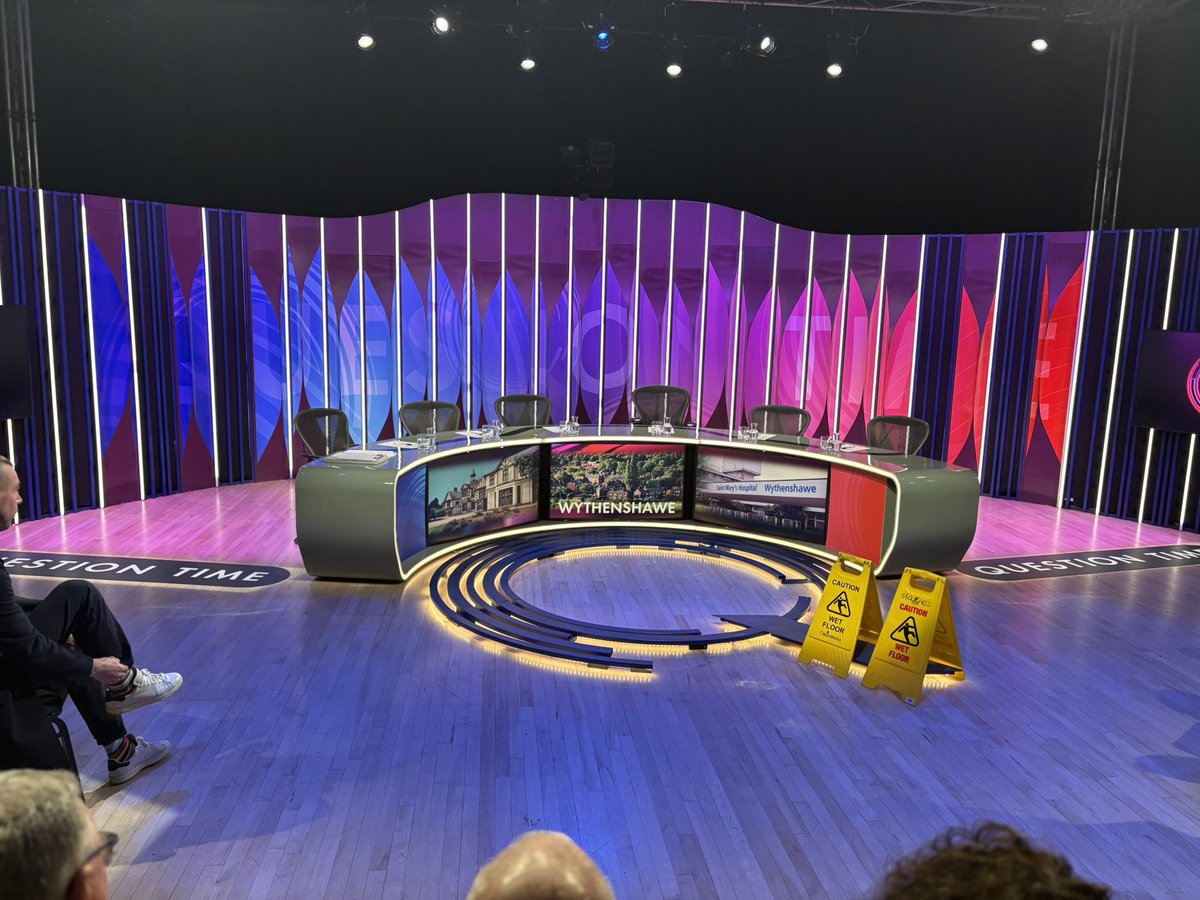Danjblake68's tweet photo. On Question Time tonight, a real privilege! https://t.co/5C14xMxqTK