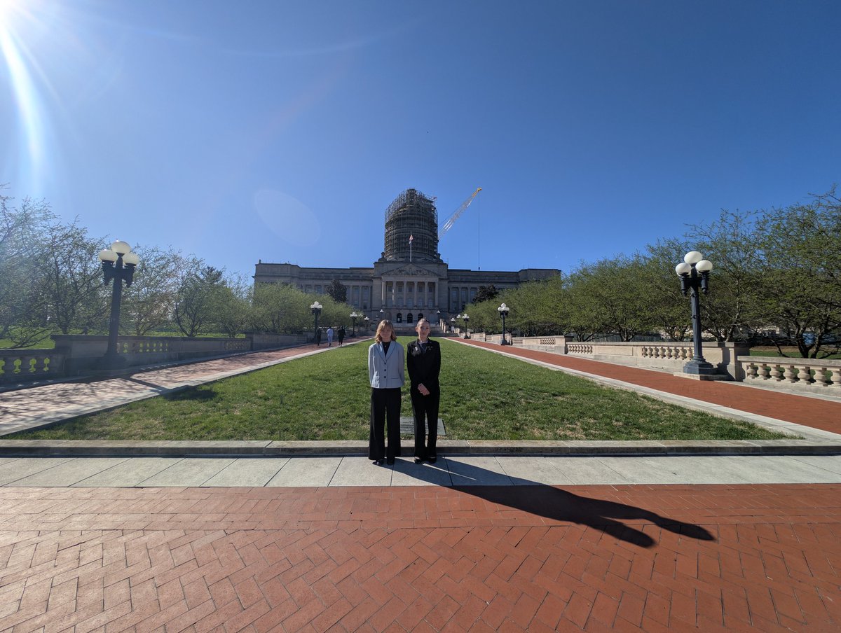 KristyMarie's tweet photo. 🌟 Incredible day for JAG at the Capitol! Emily and Sam, RCS JAG officers, met with Senator West, sat in on the Education Committee, and saw real‑world civics in action. We explored local bookstores, KY art galleries, and the History Museum—all under perfect sunshine.🌟 #RCSJAG https://t.co/QDg9gVhTuc