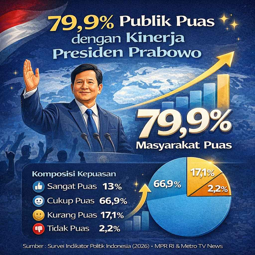 makansiang1000's tweet image. Wah, survei bilang rakyat puas sama kinerja Pak Prabowo! 👍 Semoga terus bikin Indonesia jadi lebih baik! 🔥🇮🇩#JakartaSelatan #Puas!