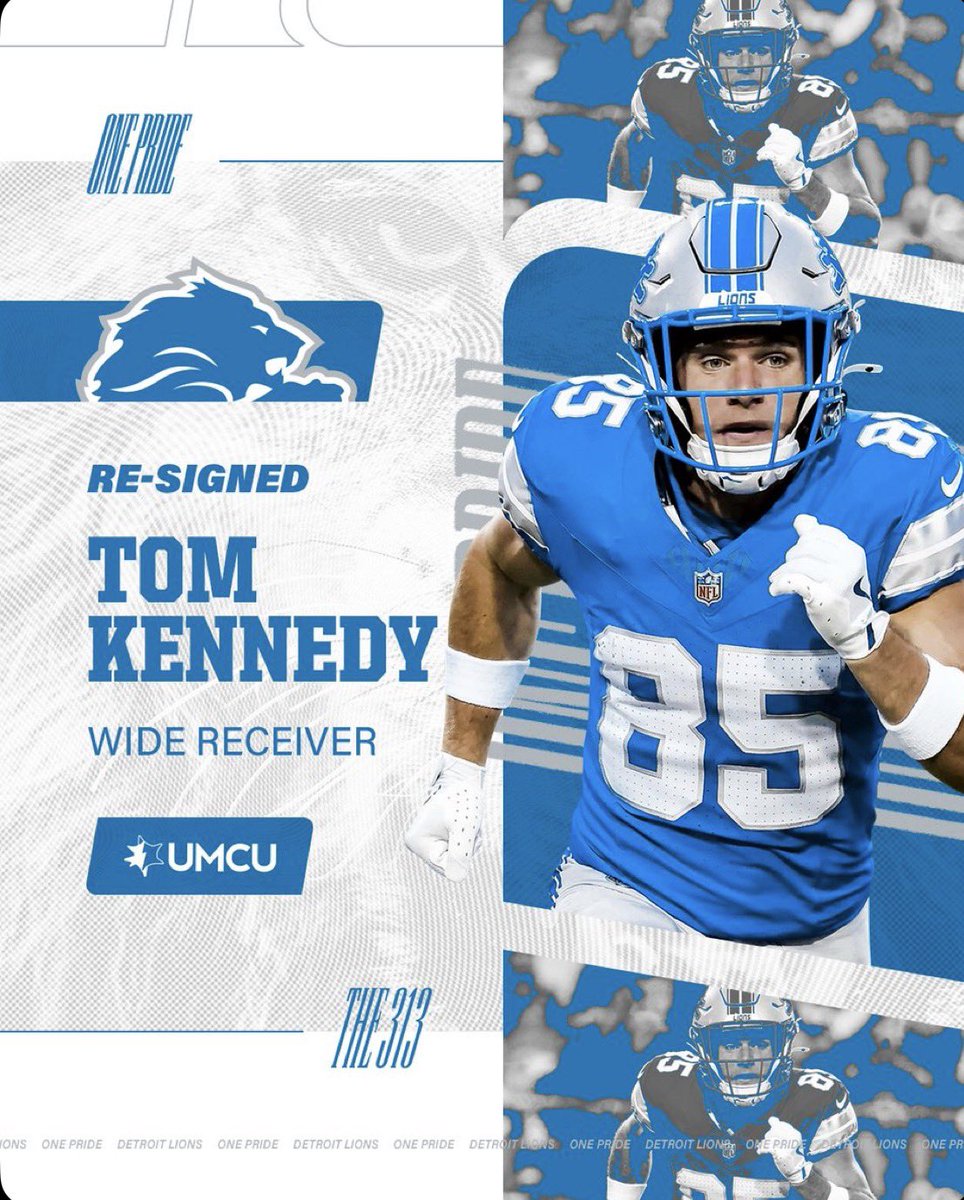 DETFanReport's tweet photo. Lions resign Tom Kennedy! #onepride #DetFanReport https://t.co/irkMumI3iy