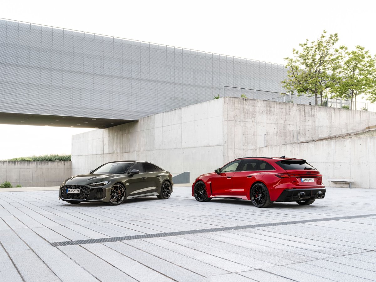 ovrdrive4's tweet photo. NEW: Audi RS5! 🔥🚗
⚡ First plug-in hybrid RS ever.
💪 2.9L twin-turbo V6 + electric motor.
🚀 ~630 hp &amp; 825 Nm combined.
⏱️ 0-100 km/h in about 3.6 sec.
🛞 New quattro with Dynamic Torque Control.
A new era for Audi Sport.
Would you take this over an M3? 👀 https://t.co/jv0iGNa9rC