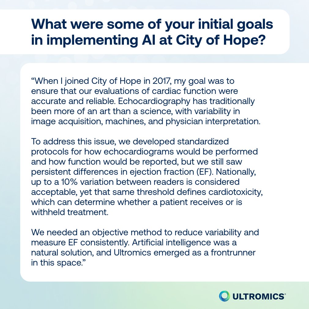 Ultromics tweet media