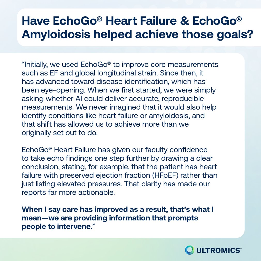 Ultromics tweet media