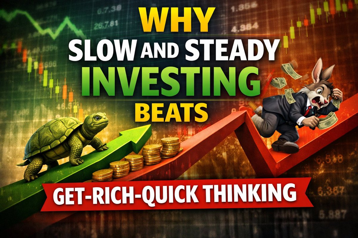 Christo97027172's tweet photo. Christopher's Corner: Why Slow and Steady Investing Beats Get-Rich-Quick... https://t.co/BEQaXaBWYg https://t.co/a7m0BHbxPw