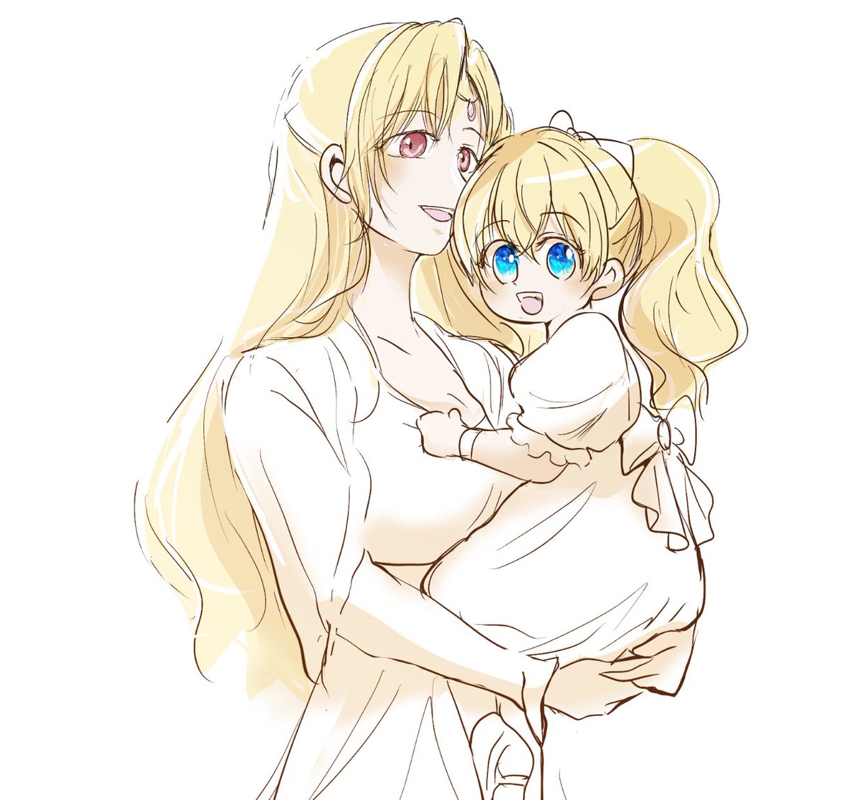 姫さまってかなりの不幸に晒されたけれどさ、
普通なら会えるはずのない母親に世界樹で会えて、
言葉も交わすことができた事は、
かけがえない、幸福だよね。