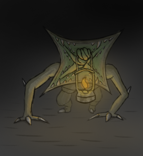 RealStudioUno's tweet photo. Luring Lamp 'Mimic' #conceptart 🕯️ https://t.co/LAz5Bo6aV7
