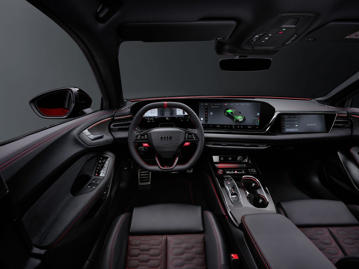 ovrdrive4's tweet photo. NEW: Audi RS5! 🔥🚗
⚡ First plug-in hybrid RS ever.
💪 2.9L twin-turbo V6 + electric motor.
🚀 ~630 hp &amp; 825 Nm combined.
⏱️ 0-100 km/h in about 3.6 sec.
🛞 New quattro with Dynamic Torque Control.
A new era for Audi Sport.
Would you take this over an M3? 👀 https://t.co/jv0iGNa9rC