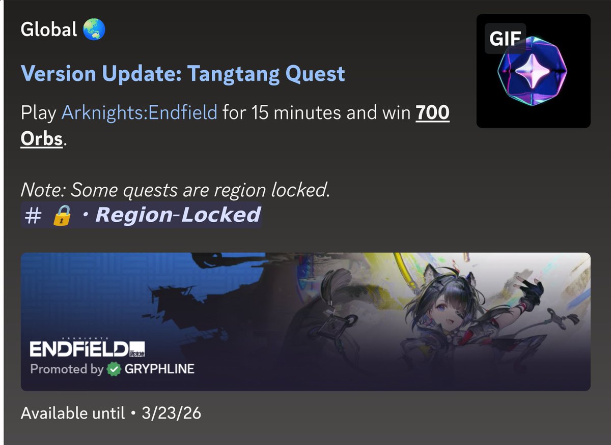 Discord Quest Notifications tweet media
