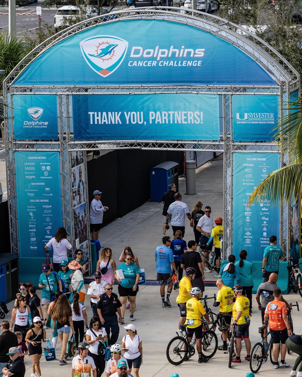 Dolphins Cancer Challenge tweet media