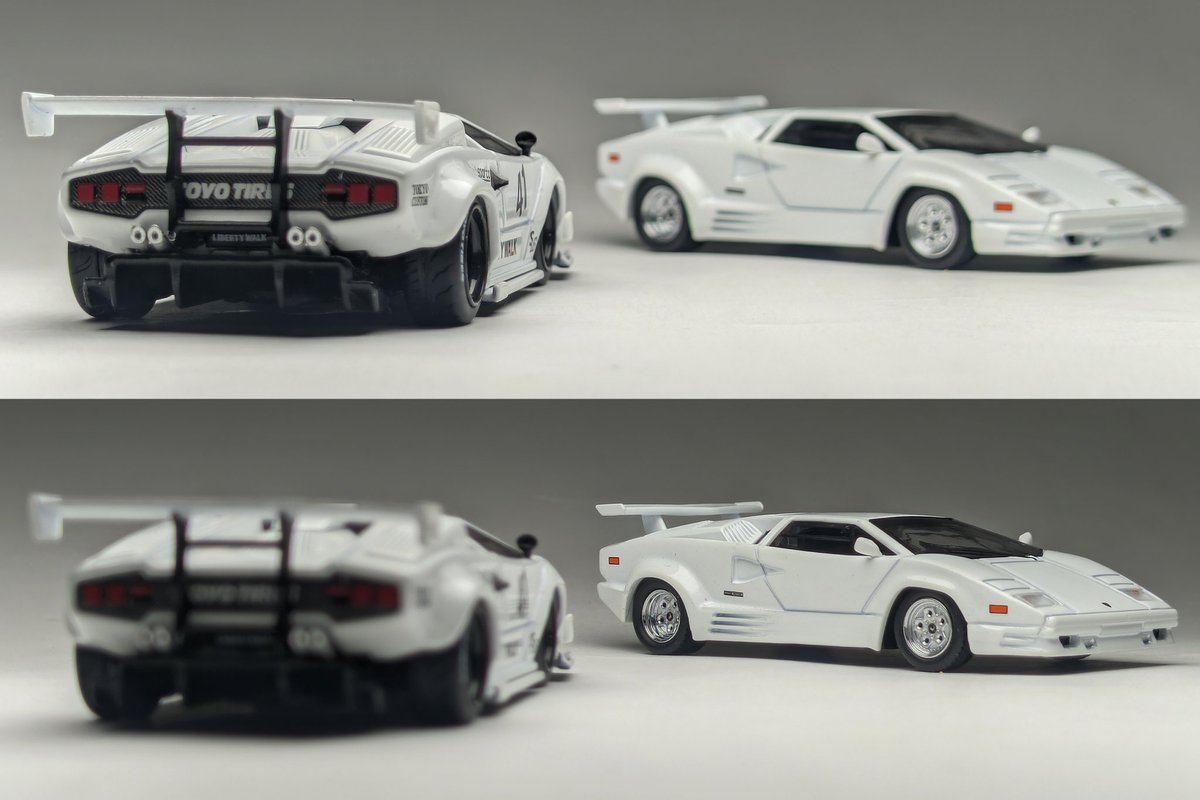 souvik24_cs's tweet photo. From stock to modified 

Both are 1:64 scale models made by MINI GT https://t.co/MTyj2WmqO3