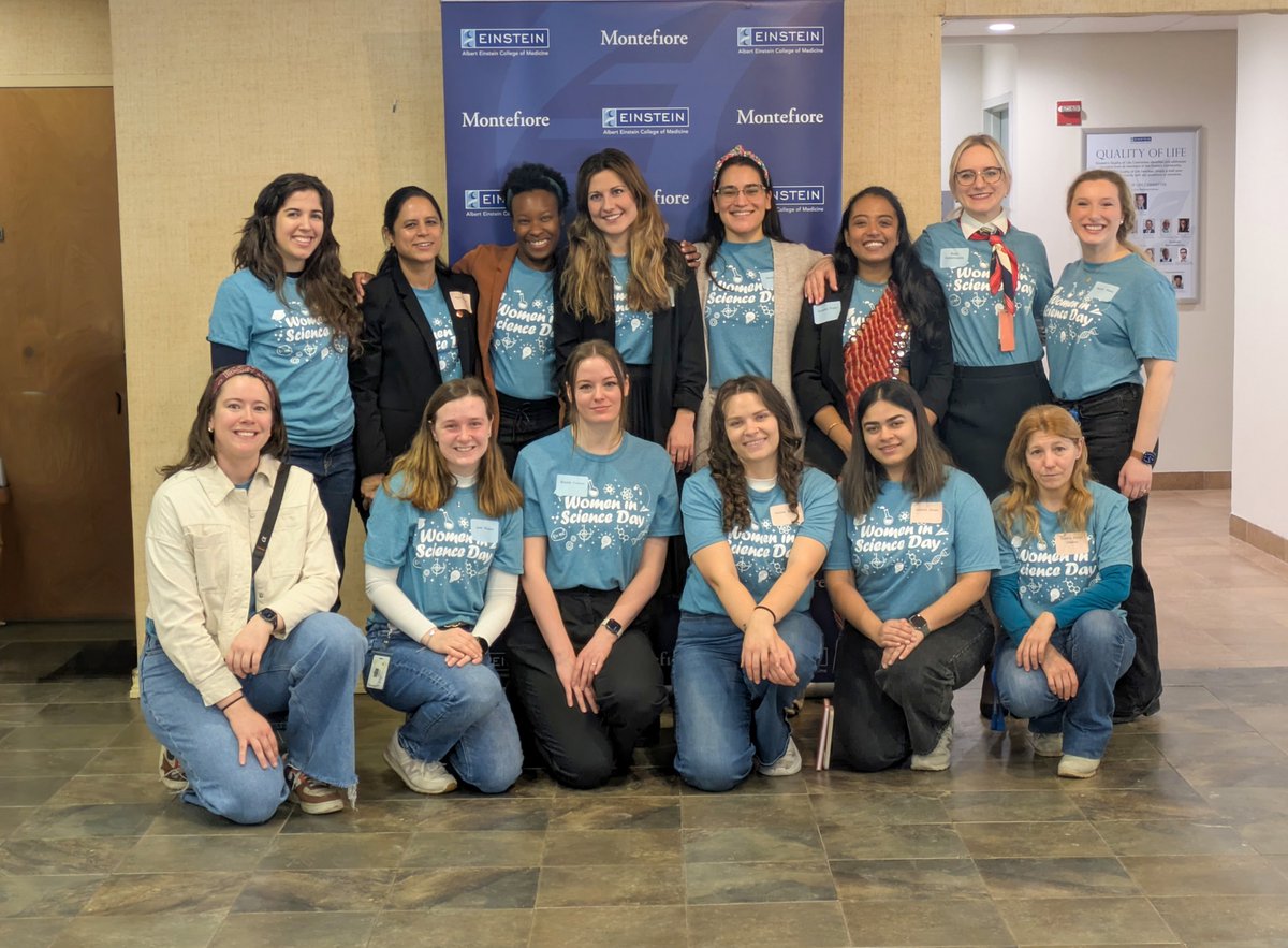 EinsteinMed's tweet photo. Celebrating women advancing science at Einstein 🔬The 7th Annual Women in Science Day, hosted by the Women’s Networking Group, featured a keynote by Dr. Gwen Nichols, workshops, a career panel, &amp; networking—supporting the next generation of scientists #WomenInScience #EinsteinMed https://t.co/WnQINffWx8