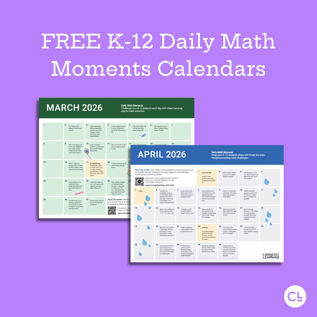 Carnegie Learning tweet media