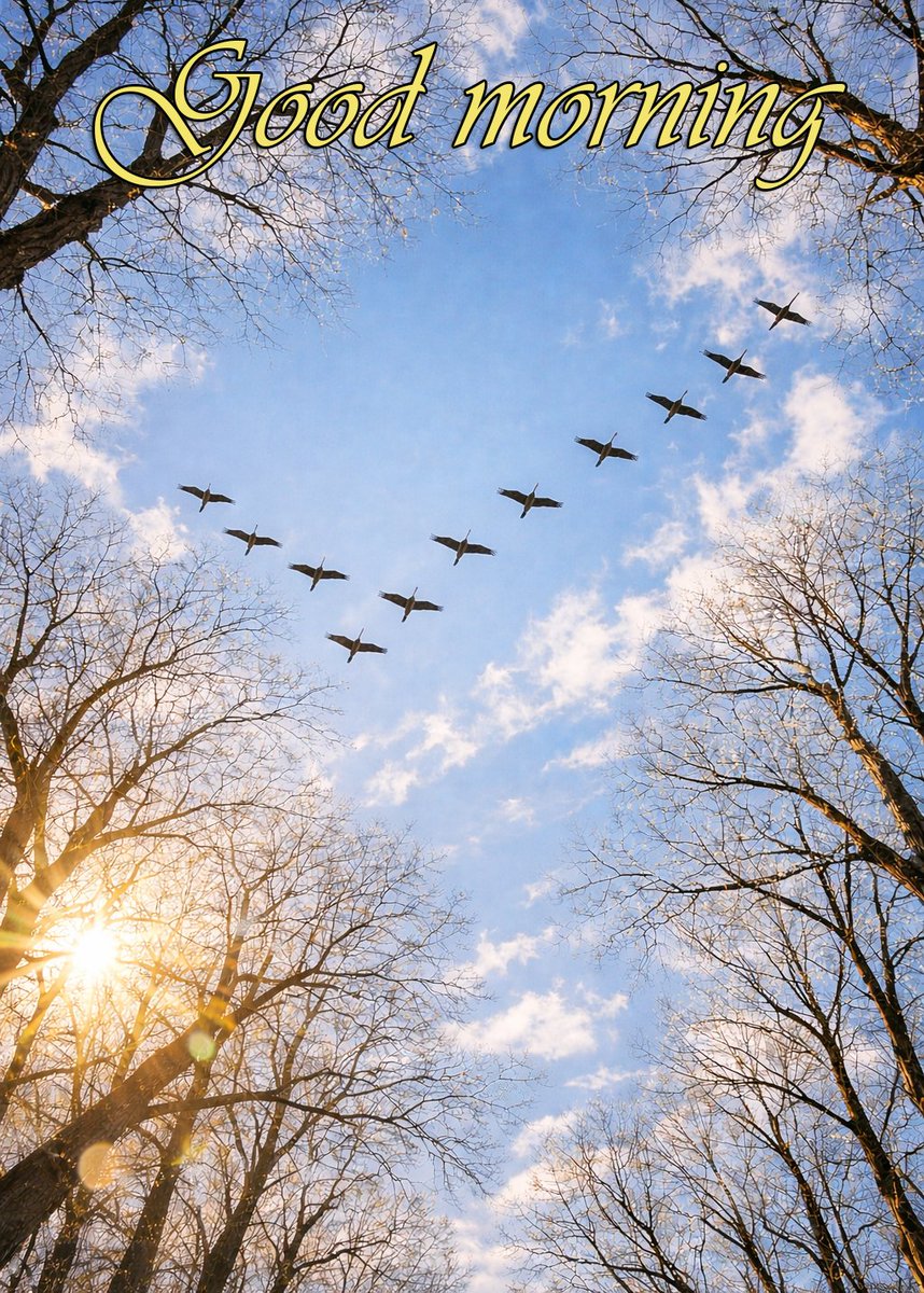 StellaFoxinink6's tweet image. Cranes are said to bring good luck. Perhaps because they remind us that spring always returns, and that the sky is wider than yesterday's worries. May this day begin with something gentle and bright☀️💕
#GoodMourningX #fridaymood