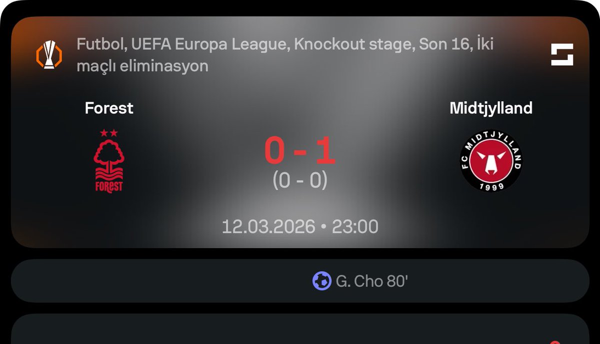 Fenerlilerin şöyle iyi böyle iyi diye haftalarca kafa sktikleri nottingham