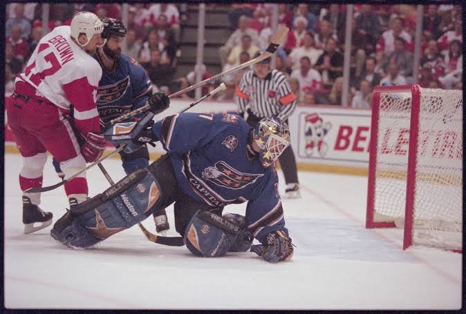 pre2000hockey's tweet image. #vintagehockey #redwings #capitals