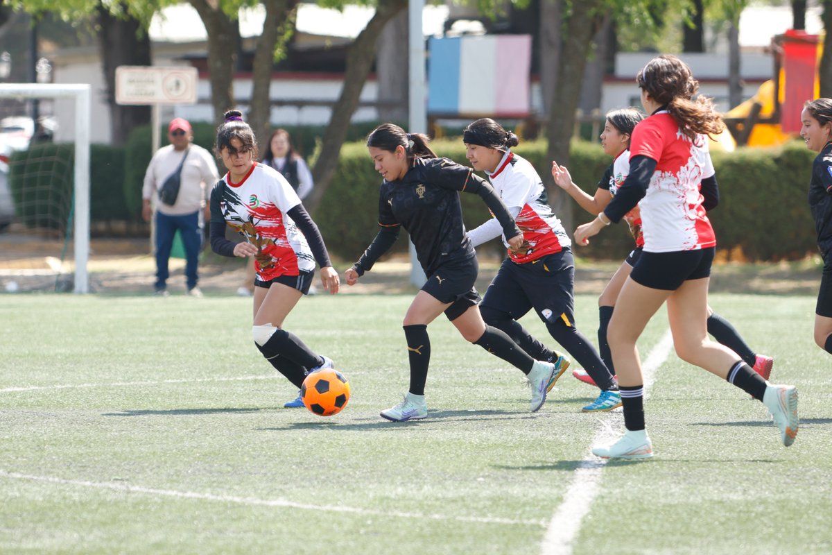 COBAEMex's tweet photo. El #MundialitoCOBAEM vivió la final de fútbol femenil. ⚽️

Los planteles 02 #Ecatepec y 36 #VillaGuerrero II se enfrentaron en un partido lleno de talento y espíritu deportivo. 🏫
El #COBAEM sigue impulsando el deporte y la convivencia en la comunidad estudiantil.

#SomosCOBAEM https://t.co/kXOKXQk8qq