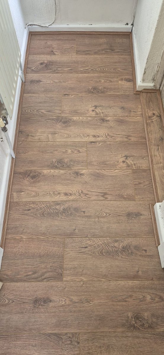 Laminate supplied and fitted.