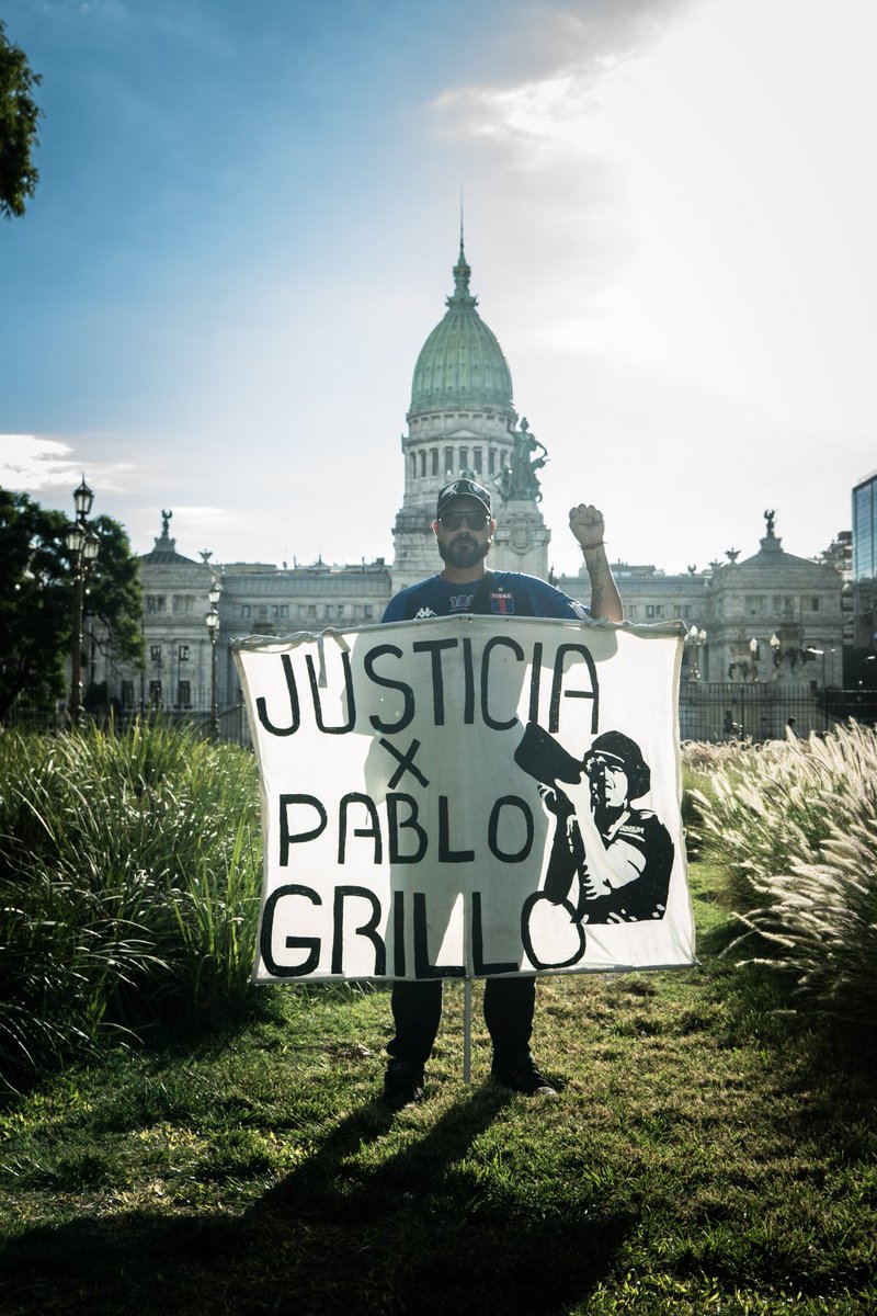 #Ahora Festival por Pablo Grillo exigiendo justicia y que se impute a toda la cadena de orden