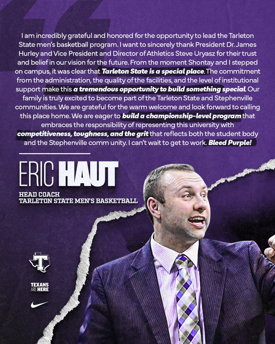 Tarleton State Men's Basketball tweet media