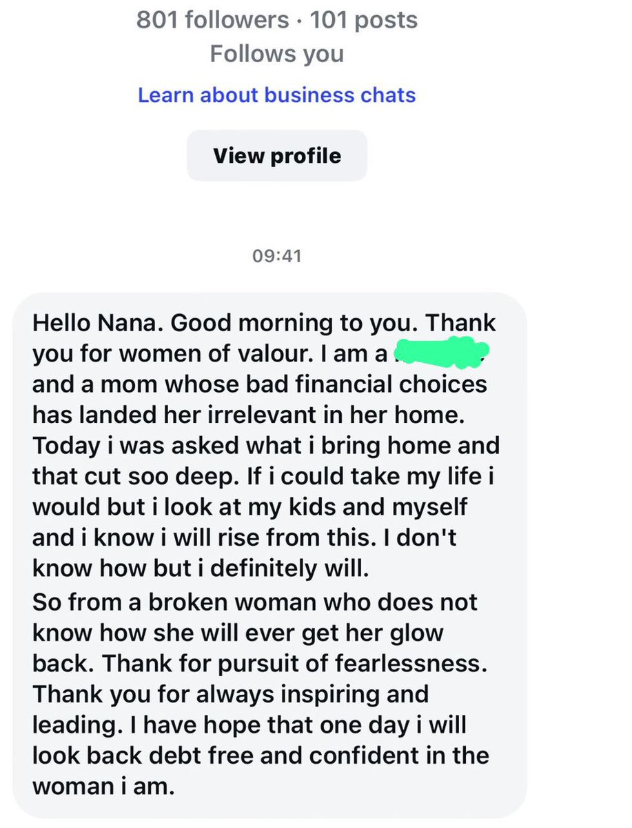 thenanaaba's tweet image. #testimonials #womenofvalour