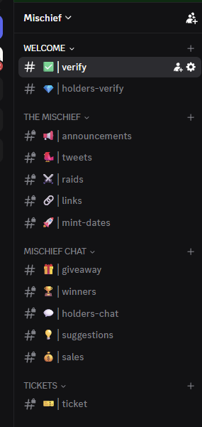 The Mischief tweet media