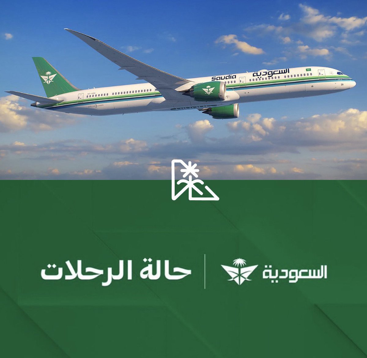 الطيران السعودي tweet media