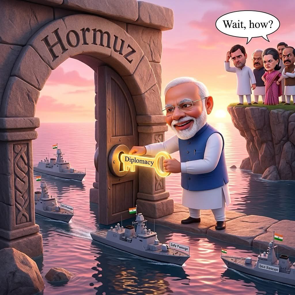 ARK_Bharatiya7's tweet image. #modimagic #modiplomacy #IranWar‌ #MiddleEast #Geopolitics #Hormuz #gulf #UnitedStates #modi #GlobalSecurity #newindia #ModiHaiToMumkinHai #HormuzCrisis