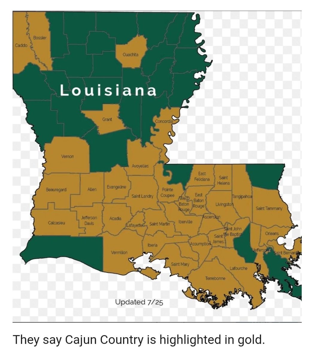 Ferd3desk's tweet photo. Post №1 >>Cajun Country, officially known as Acadiana, is a 22-parish region in South Central/Southwestern Louisiana known for its distinct French-based culture, Creole and Cajun cuisine (gumbo, crawfish), and Zydeco music. https://t.co/ugZHdbtssG