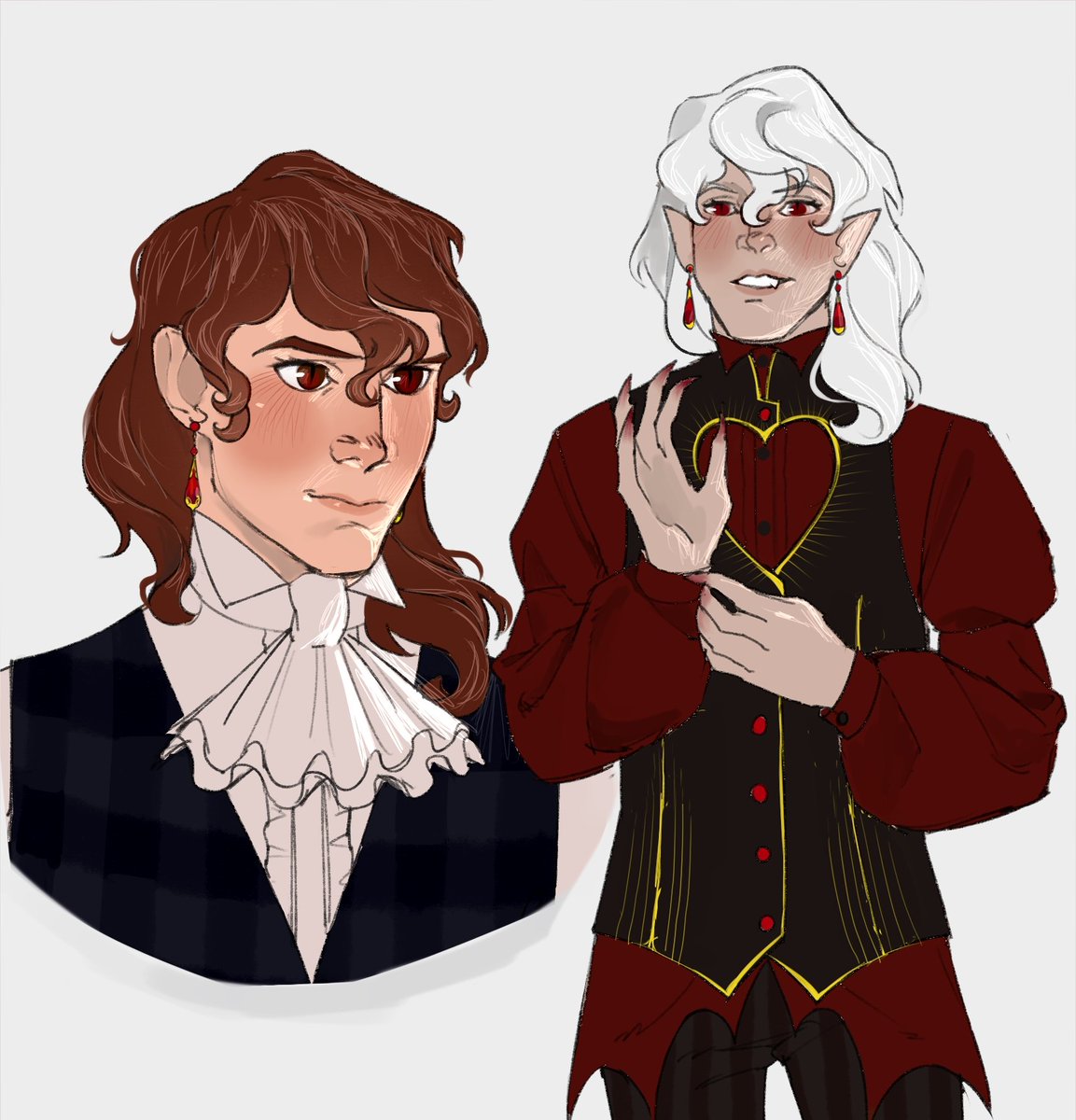 Louis ref I did for myself to draw this piece!

#vampiressmpfanart #VampiresSMP