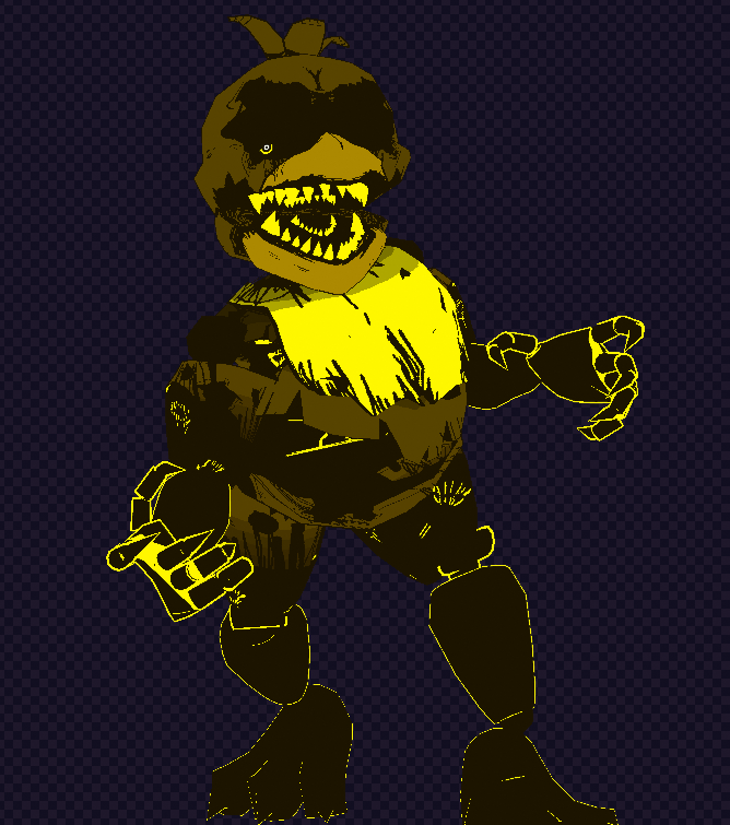 C0SMO75's tweet photo. so like Retro FNaF 4 anyone???
Inspired by @VibaPop FNaF Retro Models
#FiveNightsatFreddys #fnaf4 https://t.co/Wl31LynIPT