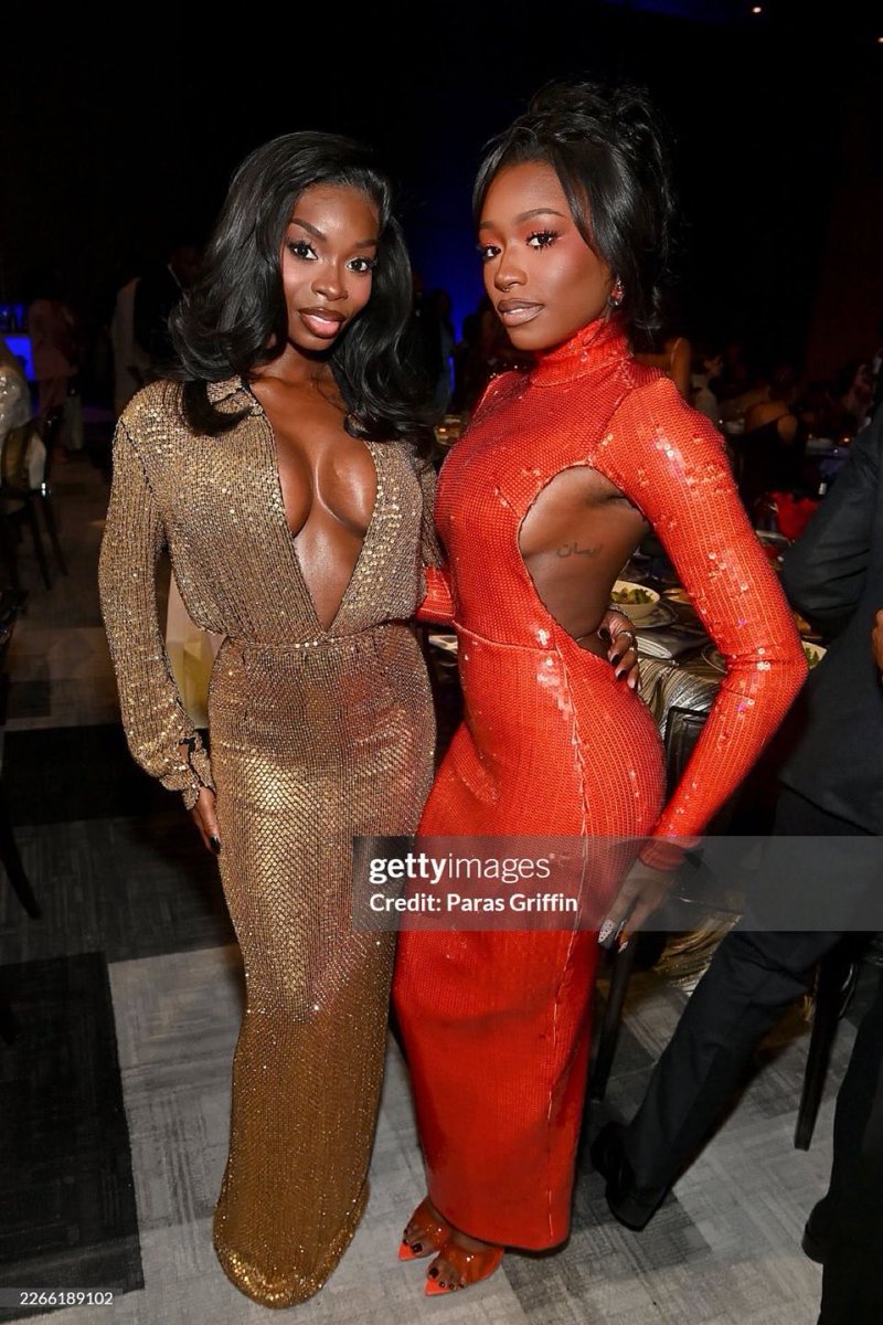 Olandria Carthen &amp; Serena Page at the ESSENCE Black Women In Hollywood Awards🥀