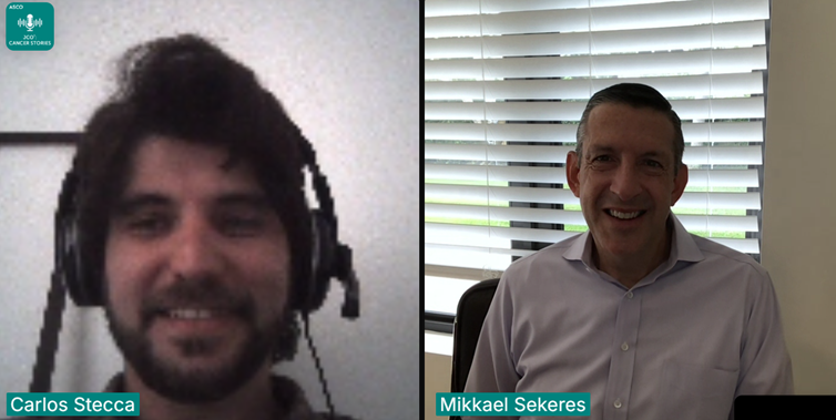 MikkaelSekeres's tweet photo. How do news stories of celebrities with cancer affect our patients? Listen to the latest @JCO_ASCO #CancerStories Podcast "When Cancer becomes a Headline" with me and Dr. Carlos Stecca! https://t.co/PsxDzINutn @ASCO @SylvesterCancer @UMiamiHealth https://t.co/gsNf5IY6iw