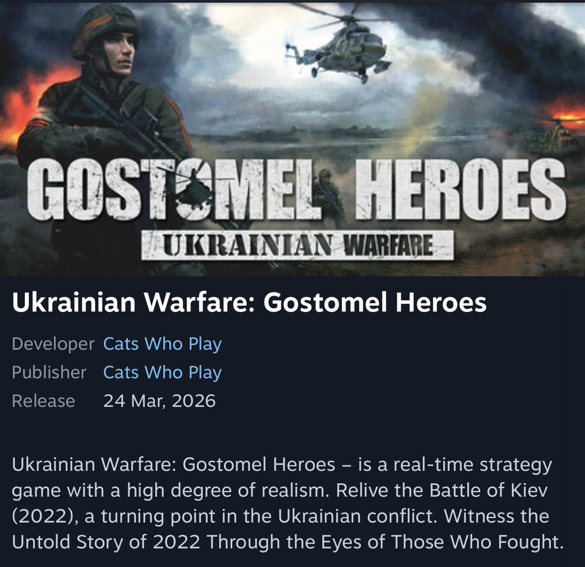 Man I bet this game fucking sucks.

You sit on a helicopter for 45 minutes.

The helicopter gets shot down.

You then spend the next 15 minutes listening to your friends screaming as they all burn to death.

Screen goes black.

Completed it mate.