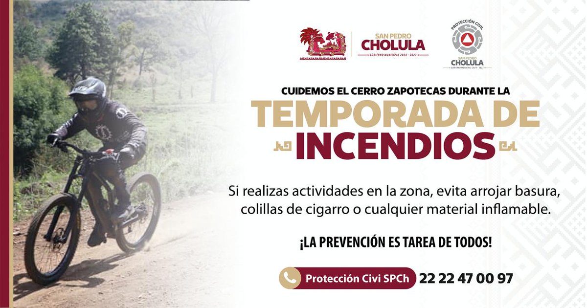Protección Civil San Pedro Cholula tweet media