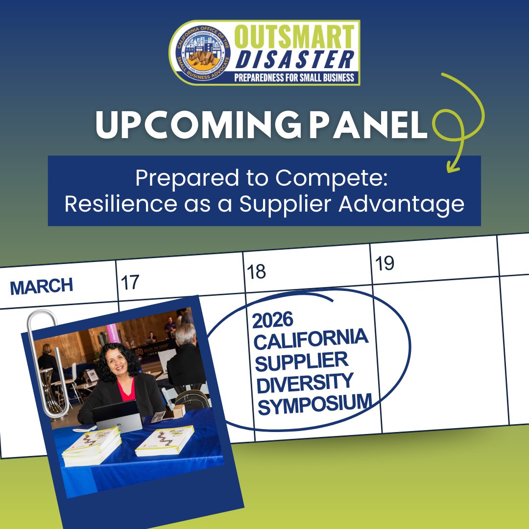 CA Office of the Small Business Advocate (CalOSBA) tweet media