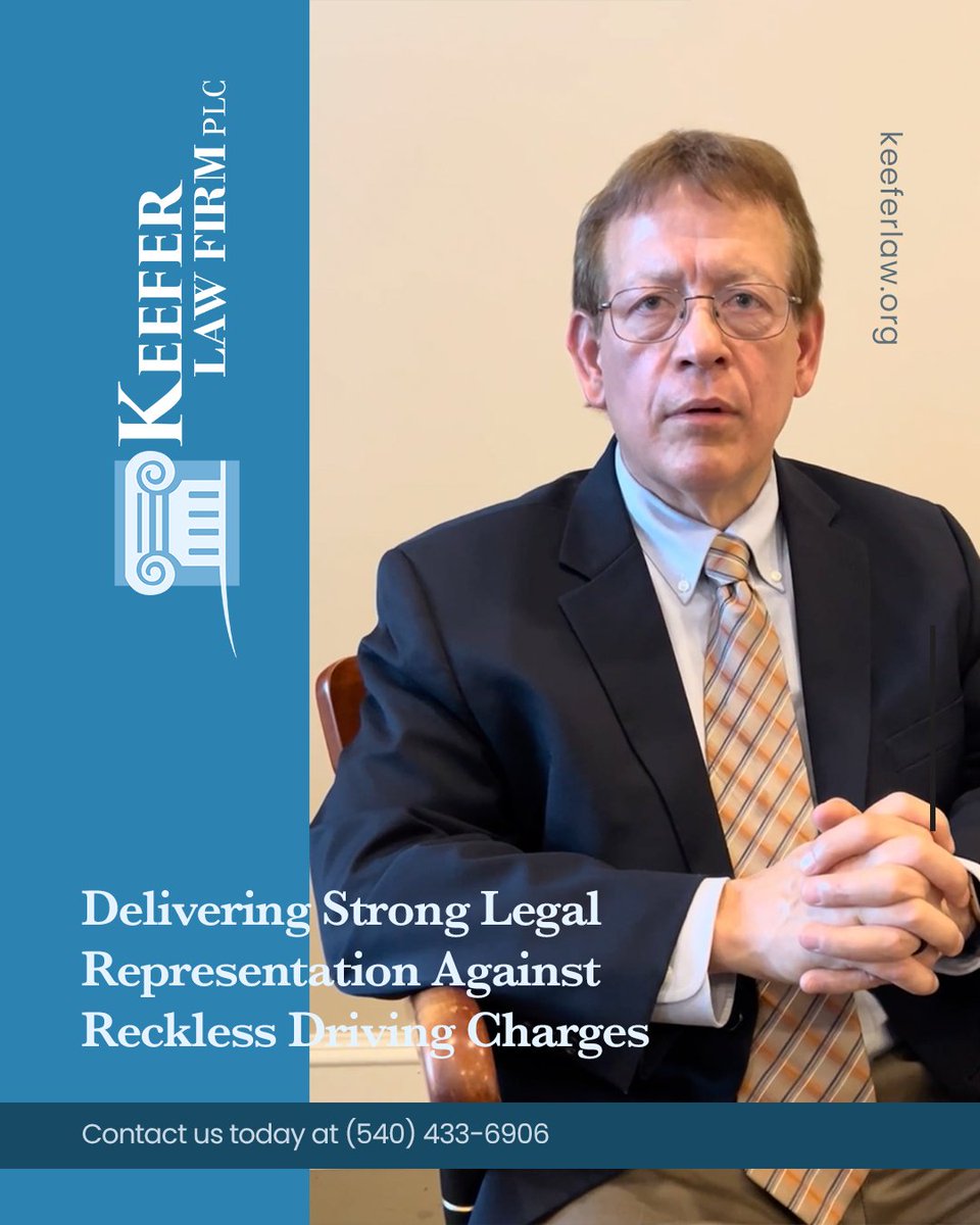 bobkeeferlaw's tweet photo. Under Virginia law, reckless driving is defined as operating a vehicle in a manner that endangers the life, limb, or property of any person.

Learn more by visiting the link below.

https://t.co/wnTWVdx6GZ 

#KeeferLawFirmHarrisonburg https://t.co/CLtGbzrsnG