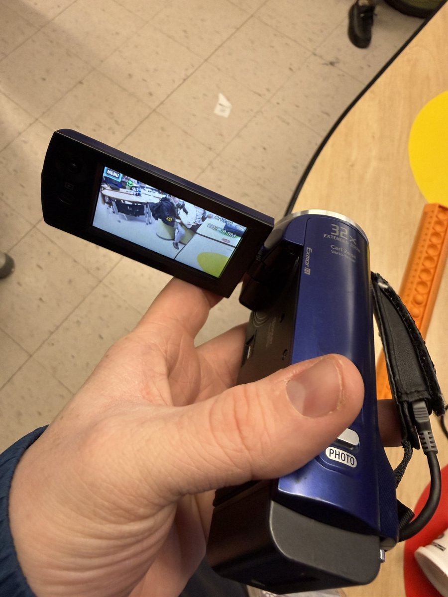 One of my 3rd graders came to class today, ready for our field trip to the movies. He comes up to me to show me what he "wanted to sneak in". I'm not sure if I should be impressed or what...