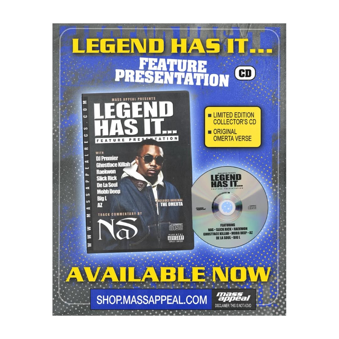 NAS 
LEGEND HAS IT...

FEATURE PRESENTATION
OUT NOW