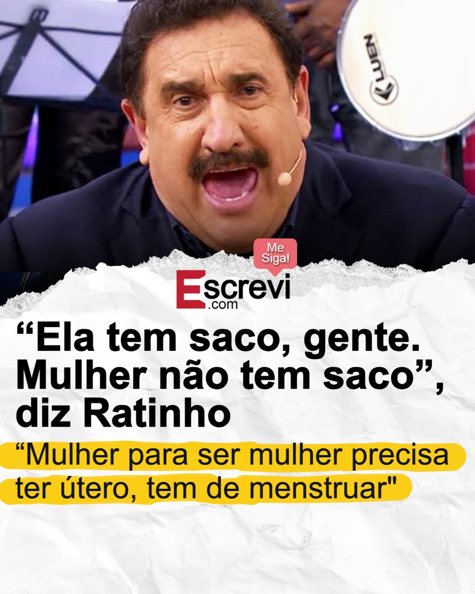 Ratinho você tem razão!!!