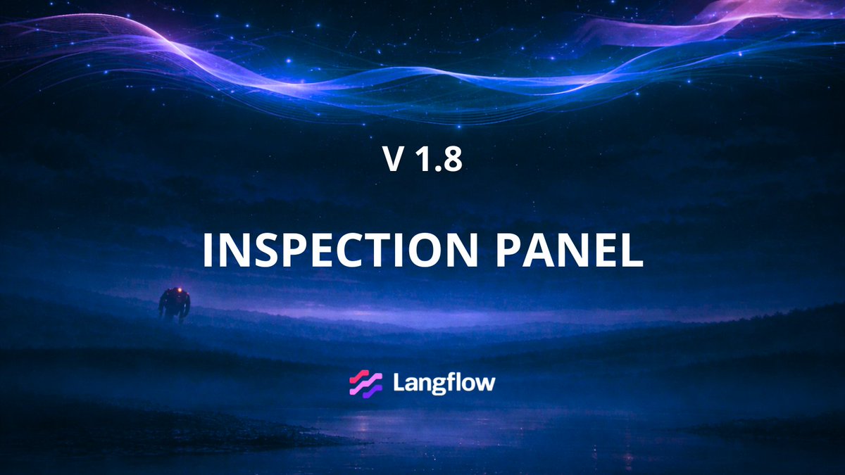 Langflow tweet media