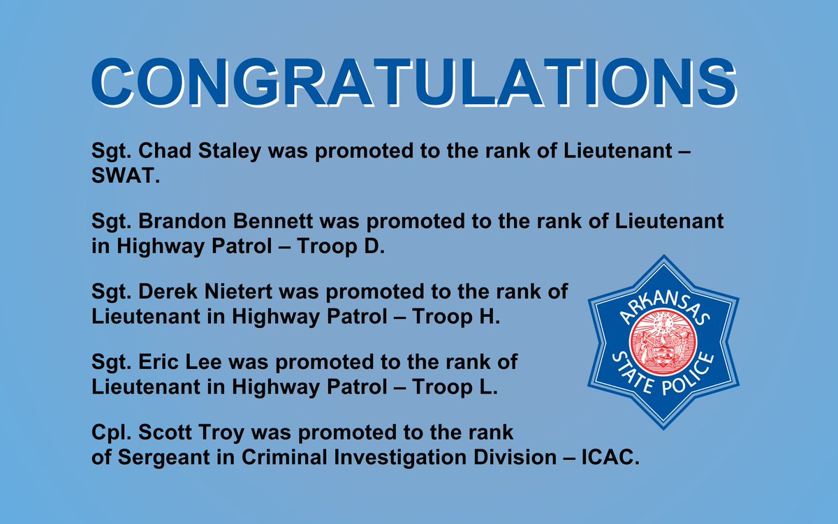 Arkansas State Police tweet media