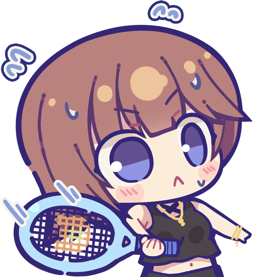 (๑╹ᆺ╹)透過マリオテニス フィーバーそらちゃん🐻💿 #そらArt