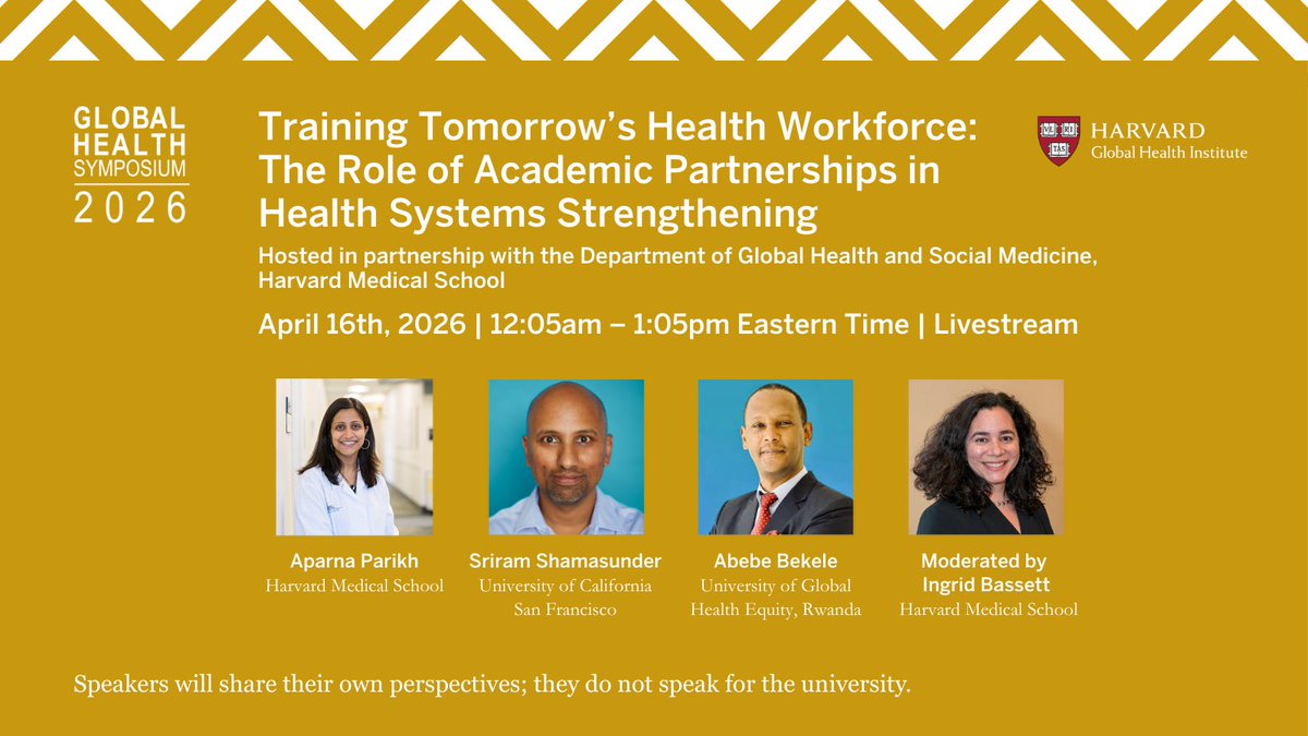 HarvardGlobalHealthInstitute tweet media